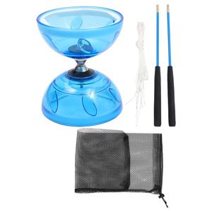 1 세트 지우기 Diabolo Yoyo 야외 Playthings 베어링 중국어 Yoyo Diabolo 장난감 Plaything 운동을위한 야외 Diabolo 장난감