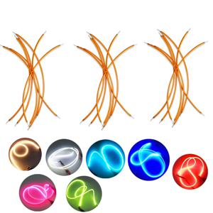 Led 소프트 Silament 에디슨 전구 LED 다이오드 유연한 필라멘트 DC3V 38 60 80 95 130 145 185 200 255 300 360 450 460mm DIY 조명