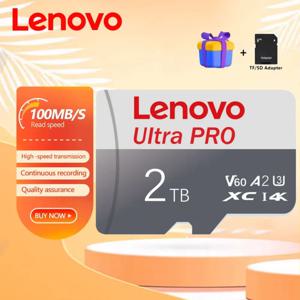 Lenovo Micro SD 카드 Extreme microSDXC 메모리 카드 UHS-I A2 U3 4K 비디오 카메라용 고속 MicroSD 카드 GoPro DJI Nintendo