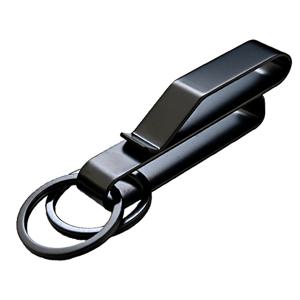 1Pc 스테인레스 스틸 허리 후크 야외 교수형 버클 분리형 열쇠 고리 벨트 클립 버클 교수형 열쇠 고리 홀더 도구