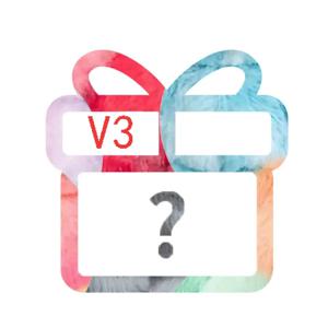재고 있음 블라인드 박스 V3 시리즈 테디 비닐 베이스 장난감 애니메이션 캐릭터 미스터리 서프라이즈 박스 키체인 여자친구 선물