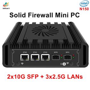 파이어월 미니 PC 인텔 N150 I3 N305 2x10G SFP 3x2.5G i226-V 랜 DDR5 NVMe pfSense OPNsense 마이크로 파이어월 어플라이언스
