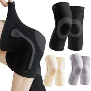 나일론 무릎 보호대 스프링 서포트 (측면 안정 장치 포함) 통기성 높은 냉각 보호 기능
