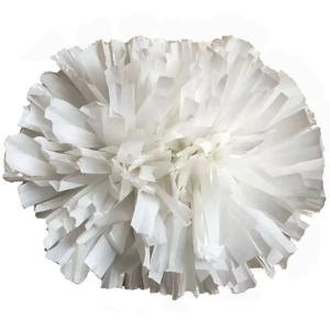 2Pcs, Wenhan 스포츠 화이트 치어 리더 Pompoms, 32cm, 배턴 핸들, 색상 무료 조합, 고품질 건배, 비 페이딩