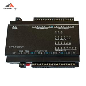 CWT-MB308E 8AI + 8DI + 12DO RS485 RS232 이더넷 Modbus Rtu Tcp Io 수집 모듈