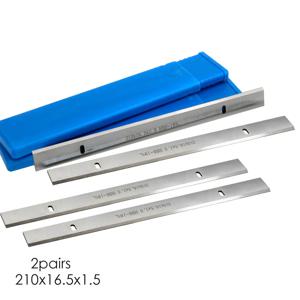 2 Pairs 210mm HSS 두께 플래너 블레이드 210x16.5x1.5mm Scheppach Einhell Erbauer 목공 공구 액세서리 용 Jointer Knife