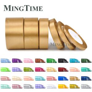 새틴 리본 25 야드 6mm 10mm 15mm 25mm 38mm 50mm 새시 선물 활 수제 DIY 공예 웨딩 파티 공급 장식