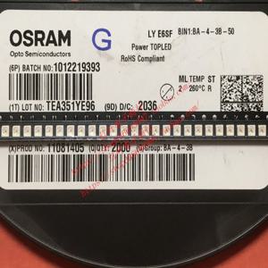 100pcs/OSRAM LYE6SF 패치 3528 4 다리 3 포지티브 1 네거티브 일반 네거티브 노란색 빛 자동차 LED 램프 구슬 PLCC4