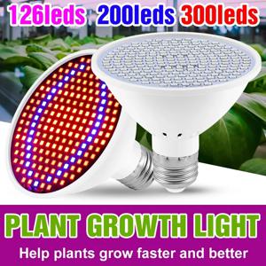 E27 LED 식물 성장 빛 전체 스펙트럼 실내 수경법 꽃 모종 야채 재배 램프 성장 상자 전구 AC85V-265V