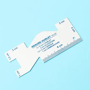 정밀 솔기 측정 게이지 금속 퀼팅 재단사 눈금자 템플릿 DIY 패치 워크 퀼트 공예 액세서리 용 바느질 눈금자
