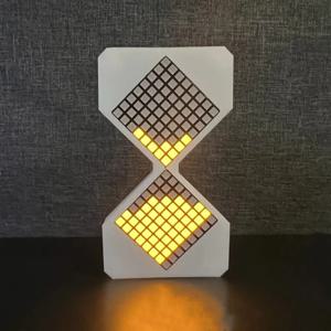 DIY 디지털 모래시계 생일 선물 장난감 게임 어린이 사이버 모래시계 전자 모래시계 사이버 스타일 기술 글로우 감각