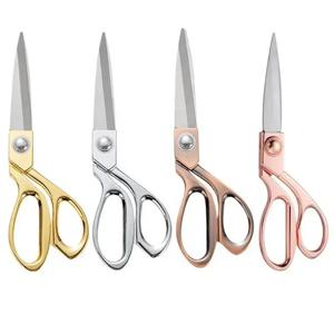 전문 재단사 가위 빈티지 재봉 가위 스테인리스 스틸 재단 가위 직물 옷 바느질 커터 DIY 도구