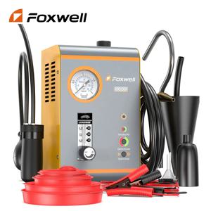 FOXWELL SD203 12V 자동차 연기 누출 기계 EVAP 진공 누출 감지기 오일 파이프 누출 탐지기 진단 도구 내장 공기 펌프