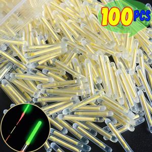 반딧불 형광 낚싯대 조명, 낚시 플로팅 낚싯대 조명, 어두운 야광 낚싯대, 야외 낚시 형광 낚싯대 조명, 10 개, 50 개, 100 개