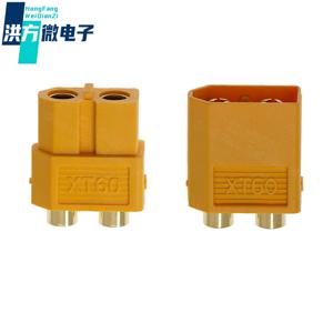 5PCS 새로운 원본 AMASS XT60 XT60PB-F XT60PB-M PCB 보드 인라인 PA66 UL94 V0 IP40 커넥터 플러그 노란색 남성 여성 XT30 XT90