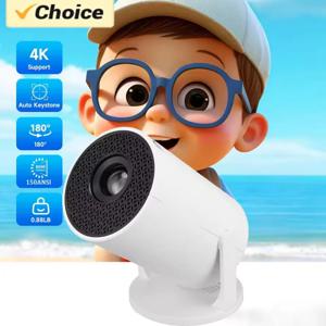 HY200 LED 스마트 1080P 프로젝터, 안드로이드/아이폰용 영화 프로젝터, 홈시어터 및 야외 엔터테인먼트