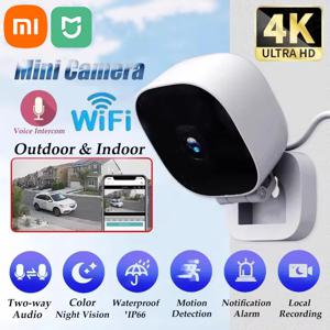 미니 WiFi 4K 카메라 IP/AP 원격 모니터 클라우드 스토리지 양방향 오디오 모션 감지 캠코더 감시 보안 카메라 2025