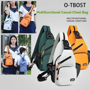 ex OOST Ox Cloth 2 in 1 체스트 백 바파 아웃도어 라이트 벨벳 백 남녀 공용 크로스바디 백 패셔너블 여행 가방