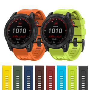Garmin Fenix ​​7 7X 5Plus 6XPro Enduro 2 팔찌 시계 밴드 용 Garmin Epix Gen 2 실리콘 밴드 용 QuickFit 22mm 26mm 스트랩