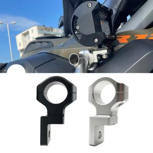 1PC 오토바이 LED 헤드 라이트 브래킷 마운트 클램프 22mm 25mm 포크 튜브 오토바이 헤드 라이트 브래킷 BMW For HONDA For Yamaha