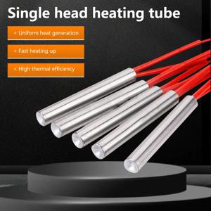 금형 카트리지 히터 가열 요소 원통형 관형 6mm/8mm/10mm AC 220V 단일 헤드 핫로드 튜브 가열 튜브 100W-200W