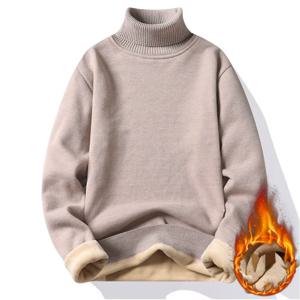 가을 겨울 남성 터틀넥 스웨터 남성 뜨개질 풀오버 롤넥 니트 스웨터 따뜻한 남성 점퍼 슬림 피트 캐주얼 스웨터