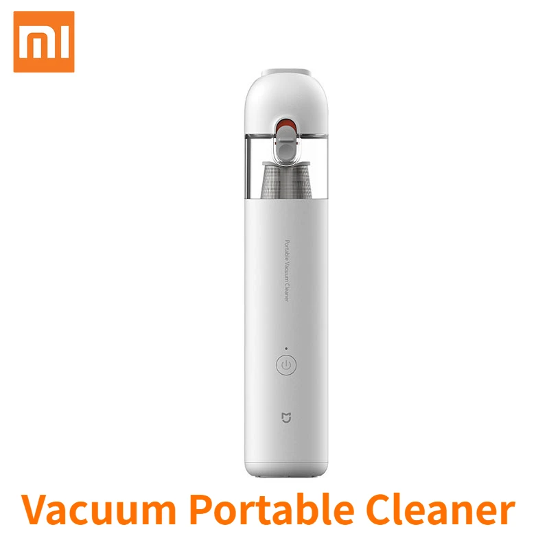 원래 XIAOMI MIJIA 가정용 자동차 용 휴대용 핸드 헬드 진공 청소기 미니 무선 먼지 포수 수집기 13000PA 사이클론 흡입
