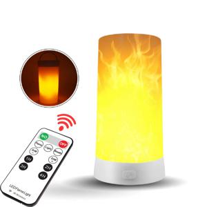 USB 충전식 LED 불꽃 램프 시뮬레이션 불꽃 효과 빛 현실적인 화재 분위기 빛 실내 장식 4 조명 모드