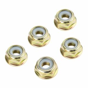 5PCS 문자열 트리머 브러시 커터 기어 케이스 예비 부품 M10x1.25 왼손 스레드 블레이드 너트 잔디 깎는 기계 잔디 트리밍 도구