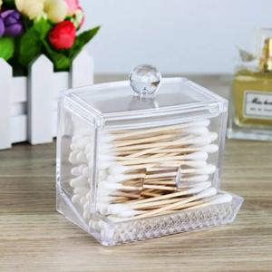 100pcs 목화 면봉 목화 상자 고급 목화 상자 플립 목화 퍼프 상자 화장품 립스틱 보관 상자 얼굴 닦아 보관 상자