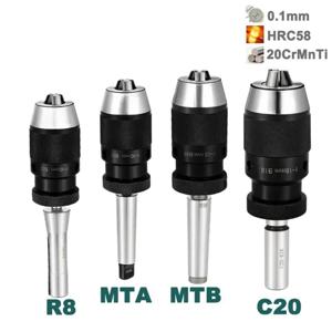 MT1 MT2 MT3 MT4 MT5 R8 C10 C12 C16 C20 B10 B12 B16 B18 B22 모스 드릴 척 선반 CNC 드릴 머신 자체 조임 드릴 척