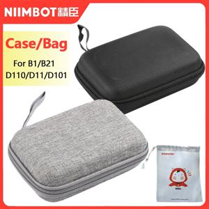 Niimbot 케이스 가방 D110 D11 미니 휴대용 프린터 포켓 라벨 열전 사 프린터 사용 보호 쉘
