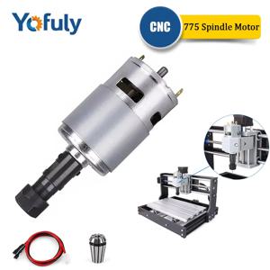Yofuly CNC 775 스핀들 모터 목공 도구 볼 베어링 20000 rpm 스핀들 3018 Pro 시리즈 CNC 조각 절단기