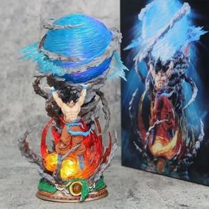 2025년 23cm 드래곤볼 애니메이션 피규어 손오공 슈퍼 게닌볼 발광 피규어 DBZ GK 피규린 PVC 스태츄 모델 수집품 선물