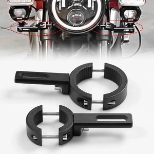 1/2PC 38mm-60mm/20mm-38mm 범용 오토바이 헤드 라이트 마운트 브래킷 포크 클램프 마운트 홀더 오토바이 유지 보수 액세서리