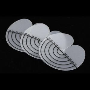 10pcs 패션 쉬운 도구 머리 확장을위한 열 두피 보호기 방패 유용한 스타일링 도구 헤어 열 융합 템플릿 디스크