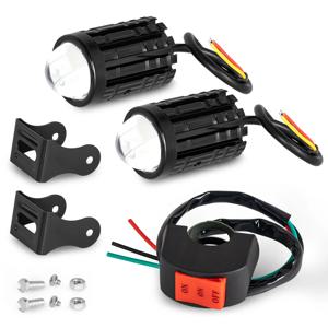 2pcs 오토바이 Led 헤드 라이트 12V 높은 밝은 Led 조명 램프 오토바이 모토 Led 보조 스포트 라이트