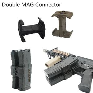 AK AR15 M4 Mag595 Airsoft 링크 라운드 카트리지 스피드 로더 건 액세서리 용 범용 클립 라이플 듀얼 병렬 매거진