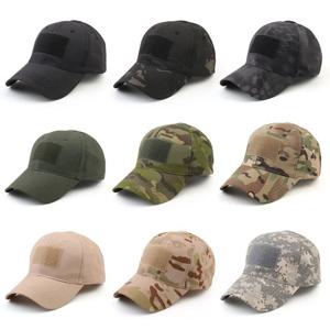 1pc 야구 모자 위장 전술 야외 군인 전투 페인트 볼 조정 가능한 모자 여름 Snapback 태양 모자 남성 여성을위한