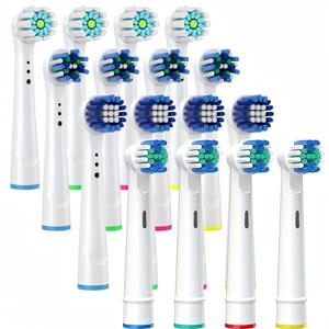 4/12/16 Pcs 교체용 칫솔 헤드 Oral-B Braun 전문 전동 칫솔 헤드 브러시 헤드와 호환 가능