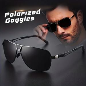 남성용 패션 그라디언트 선글라스 빅 프레임 파일럿 선글라스 디자인 반사 방지 Lunette De Soleil Homme UV400