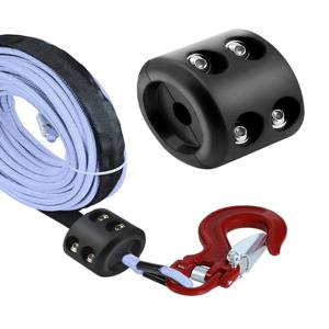 케이블 트럭 용 윈치 스토퍼 UTV ATV 고무 윈치 케이블 스토퍼 범용 윈치 케이블 후크 스토퍼 고무 윈치 로프 라인 보호기