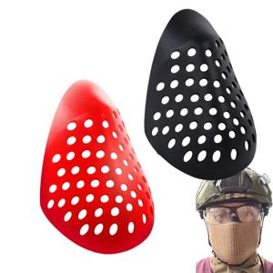 3D 하프 페이스 브래킷 실리콘 마스크 코스프레 Ourdoor 사이클링 하이킹 사냥 Balaclava 보호 커버 입 쉘 마스크 소품