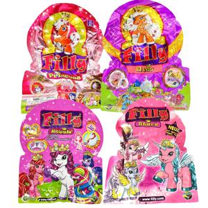 귀여운 Filly 별 나비 공주 Eleves 몰려 들고 조랑말 인형 장난감 블라인드 가방 크리스탈 입상 컬렉션 어린이 생일 선물