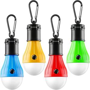 야외 캠핑 텐트 라이트 휴대용 랜턴 LED 전구 야외 매달려 부드러운 빛 SOS 비상 여행 램프 사용 AAA 배터리