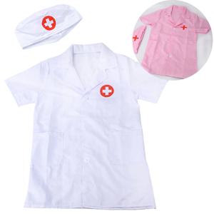 어린이 코스프레 의상 소년 소녀 의사 간호사 유니폼 멋진 유아 크리스마스 크리스마스 코스프레 의상 파이