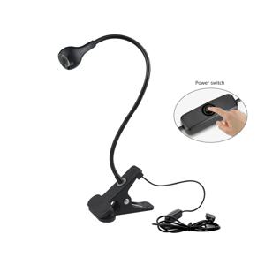 책상 램프 360의 LED 클립 ° 유연한 구즈넥 독서 테이블 조명 연구 읽기 라이트 눈을 돌보는 USB 클램프 책 야간 조명