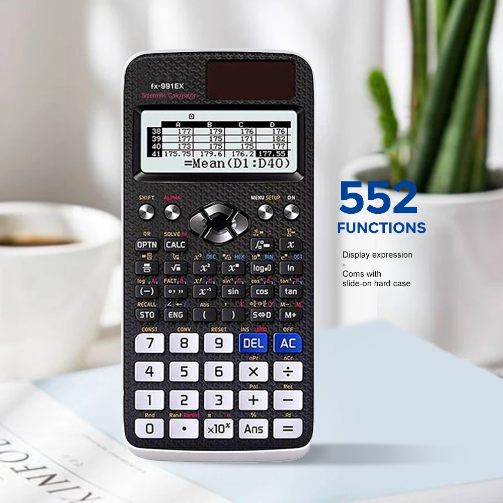 다기능 과학 기능 계산기-552function 학생 시험을 위해 특별히 설계된 경제적인 포장, 고급 Appe