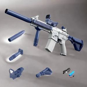 인기있는 전기 M416 물총 장난감 여름 야외 해변 대용량 재미 발사 수영장 성인 키즈 슈팅 게임 장난감