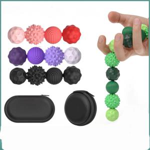 새로운 스트레스 릴리프 마그네틱 볼 장난감 내구성 고무 Fidget Spinner 장난감 성인 젊은이를위한 여러 가지 빛깔의 참신 휴식 가제트 2025